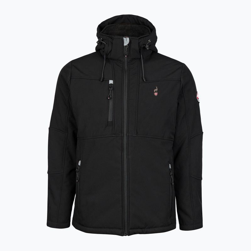 Férfi softshell dzseki Aulp Nemev Softshell black 1 3