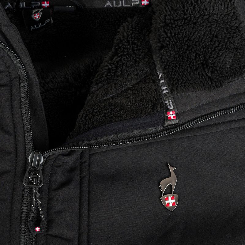 Férfi softshell dzseki Aulp Nemev Softshell black 1 5
