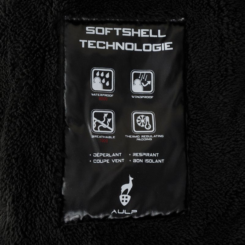 Férfi softshell dzseki Aulp Nemev Softshell black 1 11