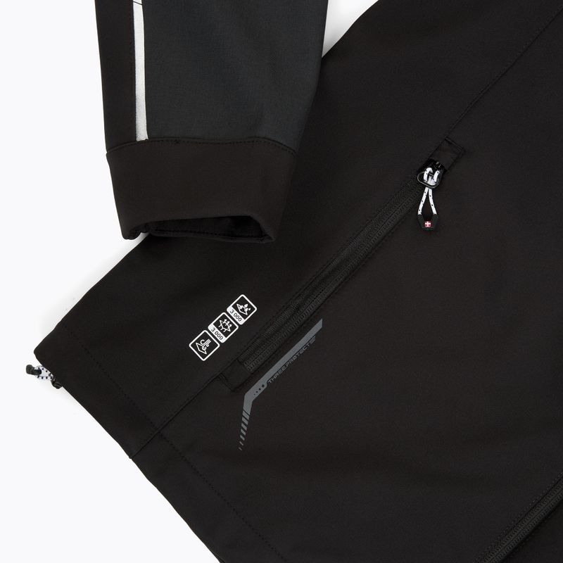 Férfi softshell dzseki Aulp Tiago Softshell anthracite melange 1 4