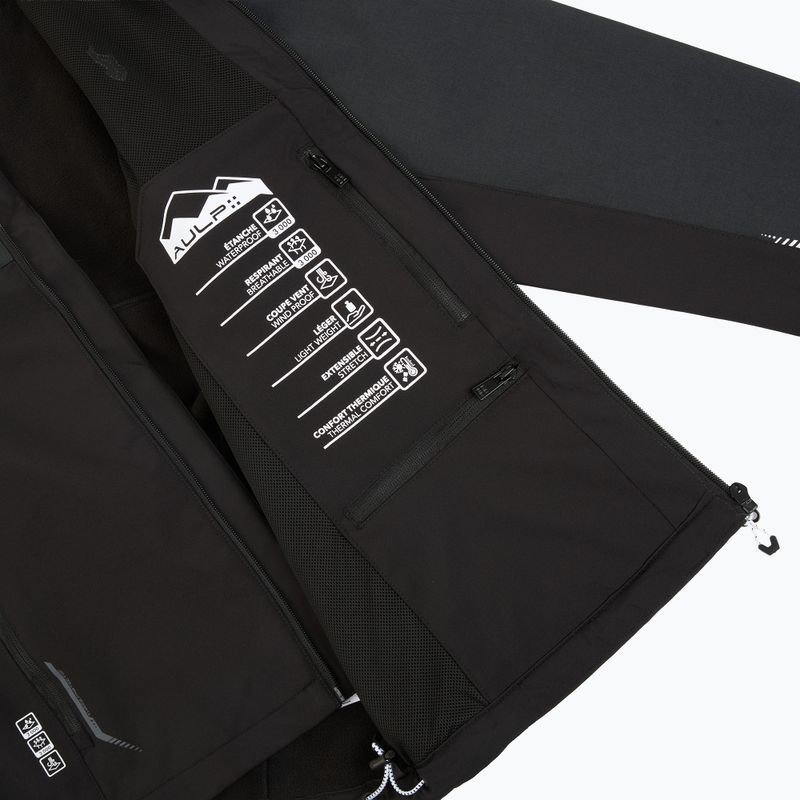 Férfi softshell dzseki Aulp Tiago Softshell anthracite melange 1 6