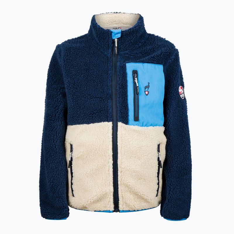 Gyerek polár pulóver Aulp Tiger Sherpa blue 1 3