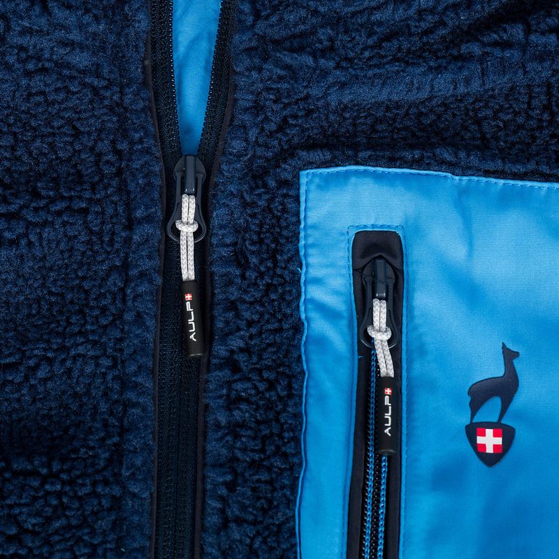 Gyerek polár pulóver Aulp Tiger Sherpa blue 1 5
