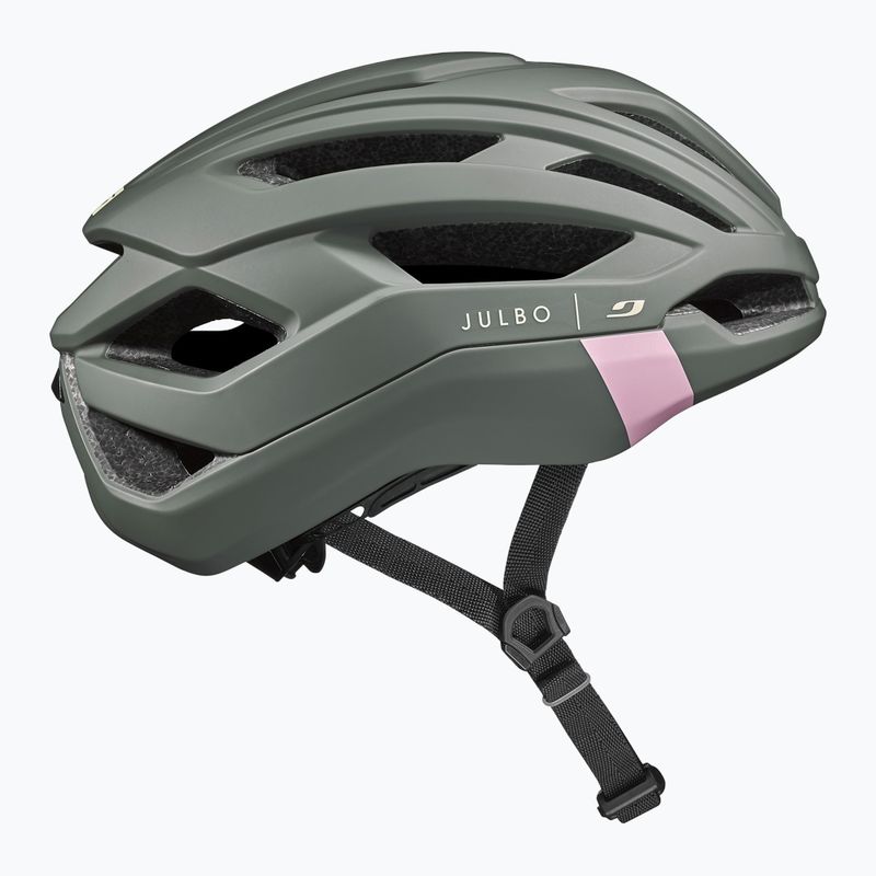 Kerékpáros sisak Julbo Fast Lane army green/pink 2