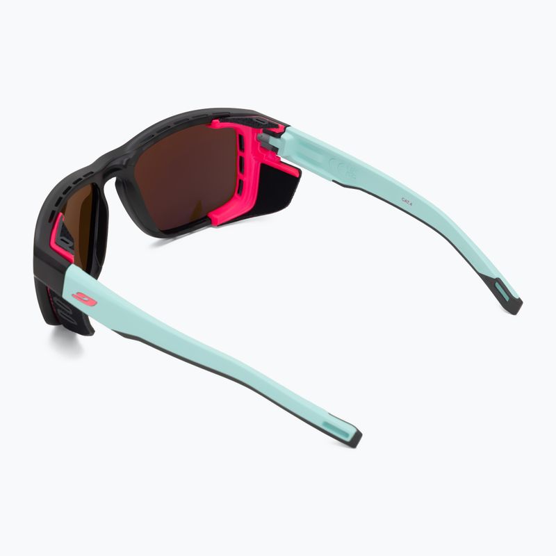 Julbo Shield M Spectron áttetsző fekete/világoskék/rózsaszín napszemüveg 2