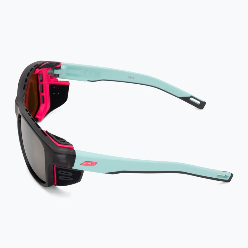 Julbo Shield M Spectron áttetsző fekete/világoskék/rózsaszín napszemüveg 4
