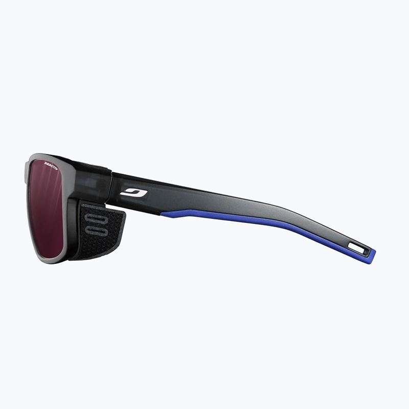 Julbo Shield Reactiv High Contrast fényáteresztő fekete/kék/fehér napszemüveg 4