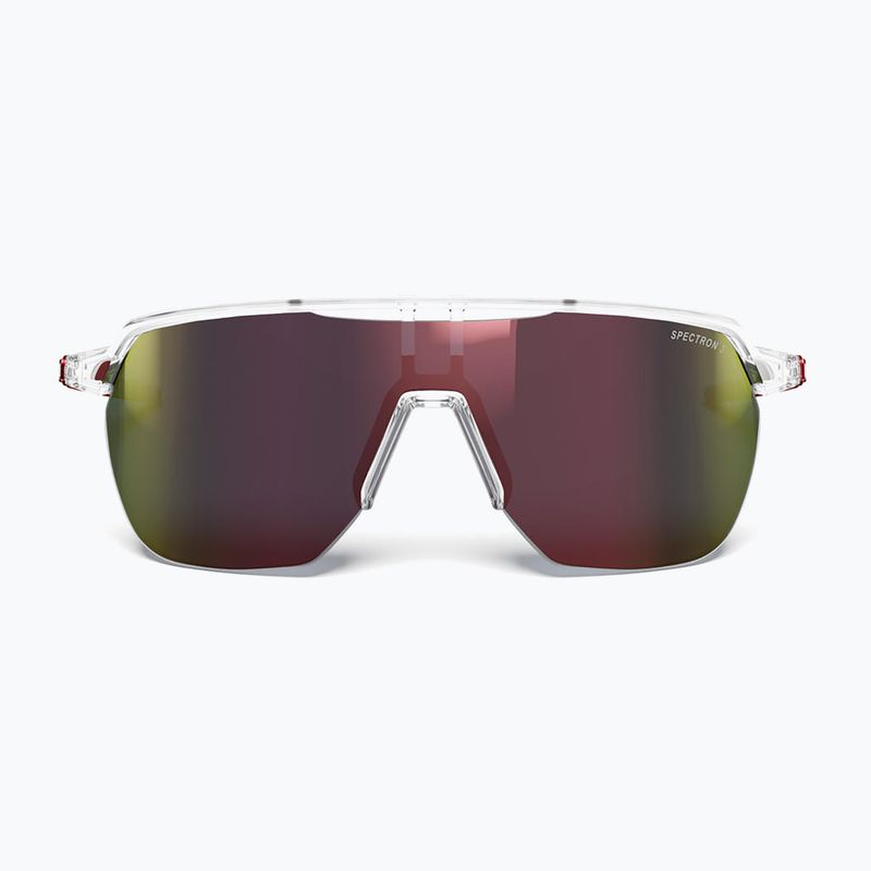 Julbo Frequency Spectron fényes áttetsző kristály/piros/piros villogó napszemüveg 3