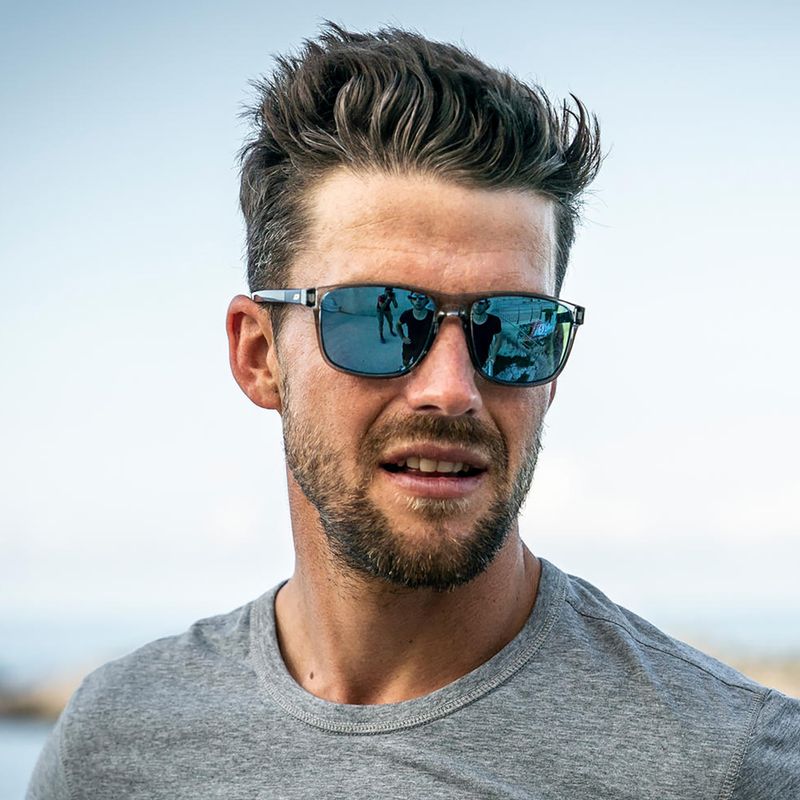 Napszemüveg Julbo The Streets Polarized HD shiny translucent grey/blue 4