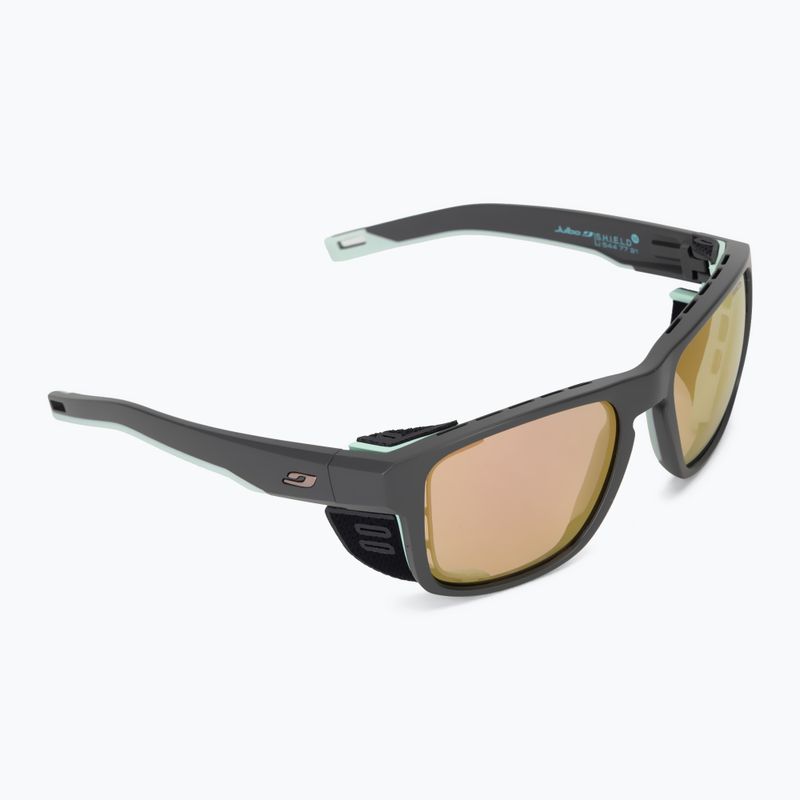 Napszemüveg Julbo Shield Reactiv Glare Control dark grey/green pastel 2