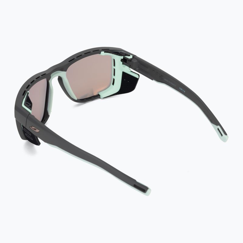 Napszemüveg Julbo Shield Reactiv Glare Control dark grey/green pastel 3
