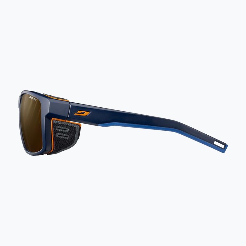 Napszemüveg Julbo Shield Reactiv Polarized matt dark blue/orange 4