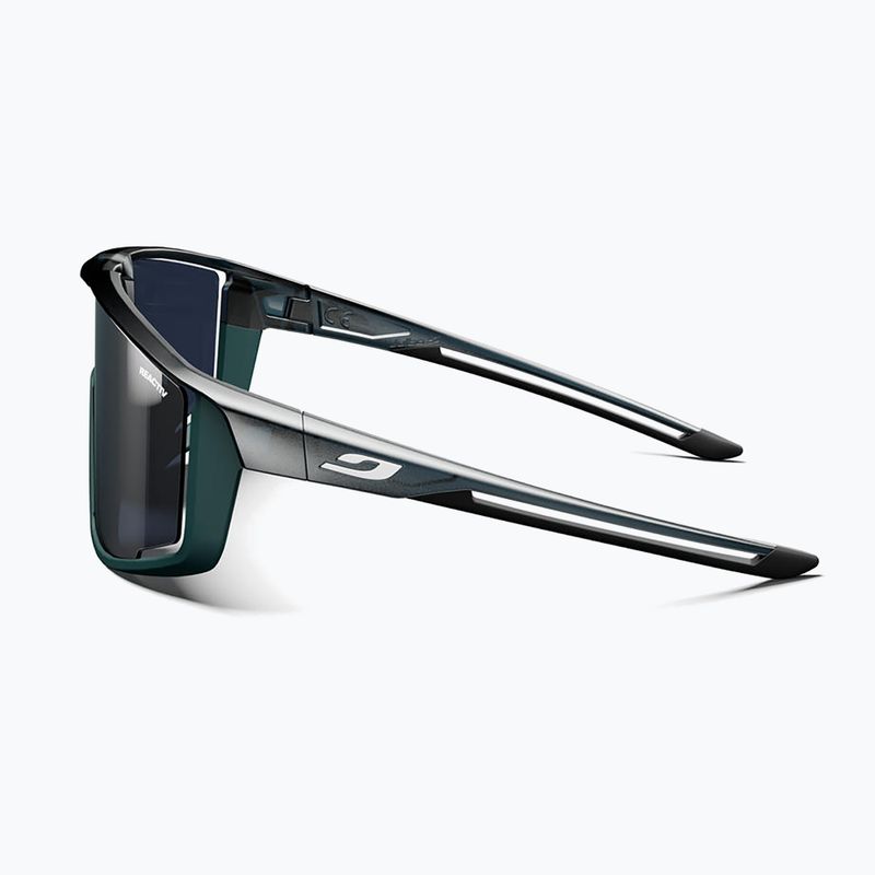 Napszemüveg Julbo Fury Reactiv Performance shiny translu black/matt green 4