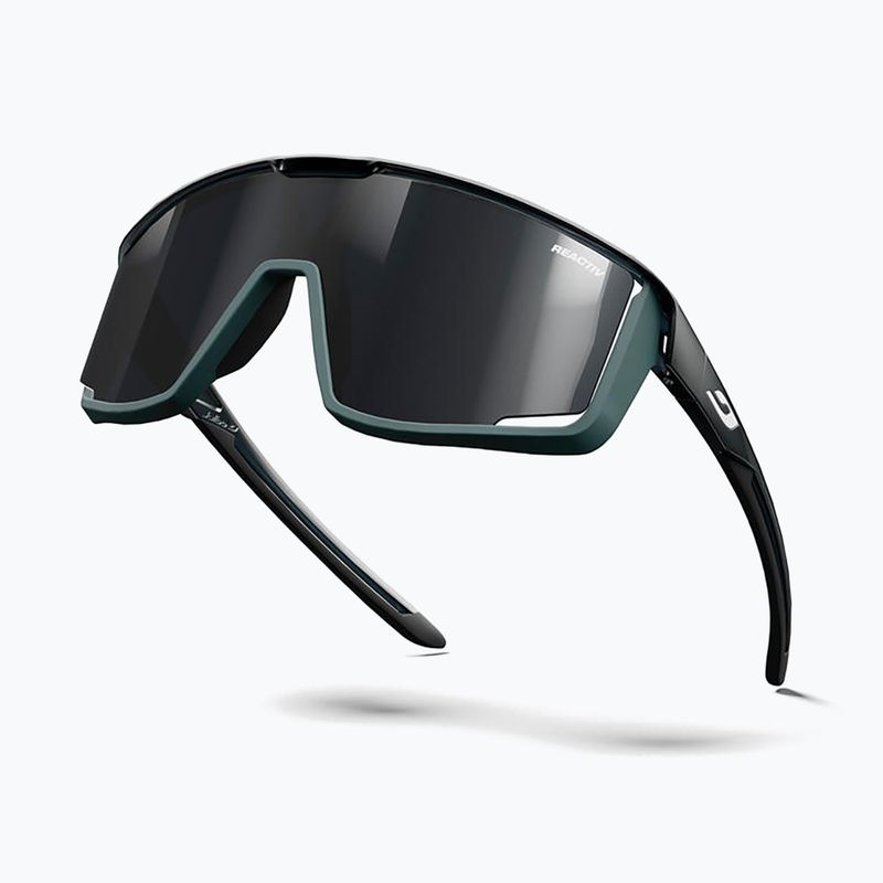 Napszemüveg Julbo Fury Reactiv Performance shiny translu black/matt green 6
