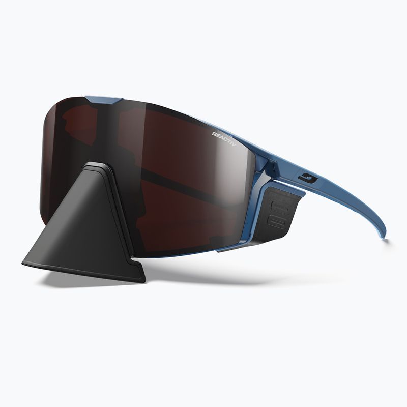 Napszemüveg Julbo Edge Cover Reactiv S0-S4 High Contrast blue/grey 2