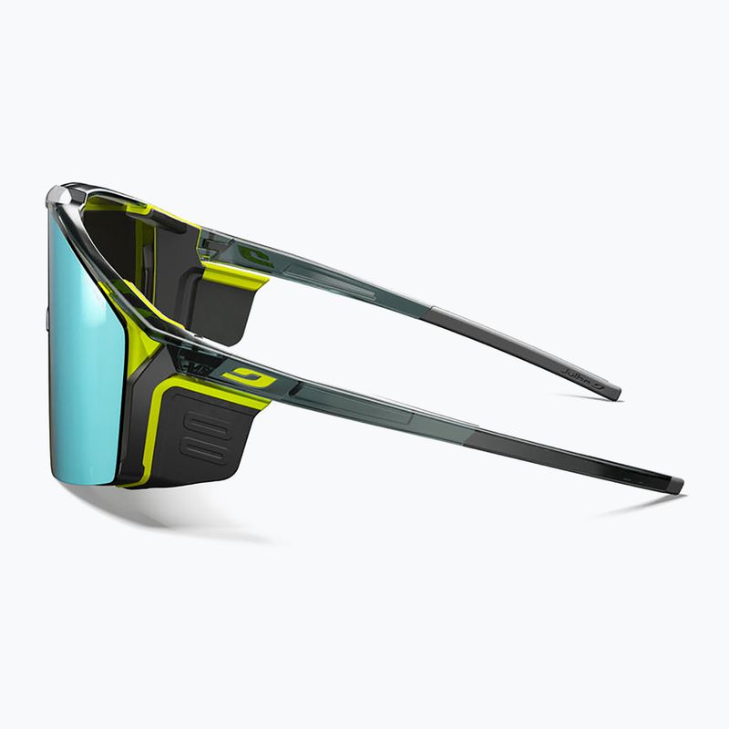 Napszemüveg Julbo Edge Cover Polarized HD matte fluorescent yellow/shiny transparent black 3