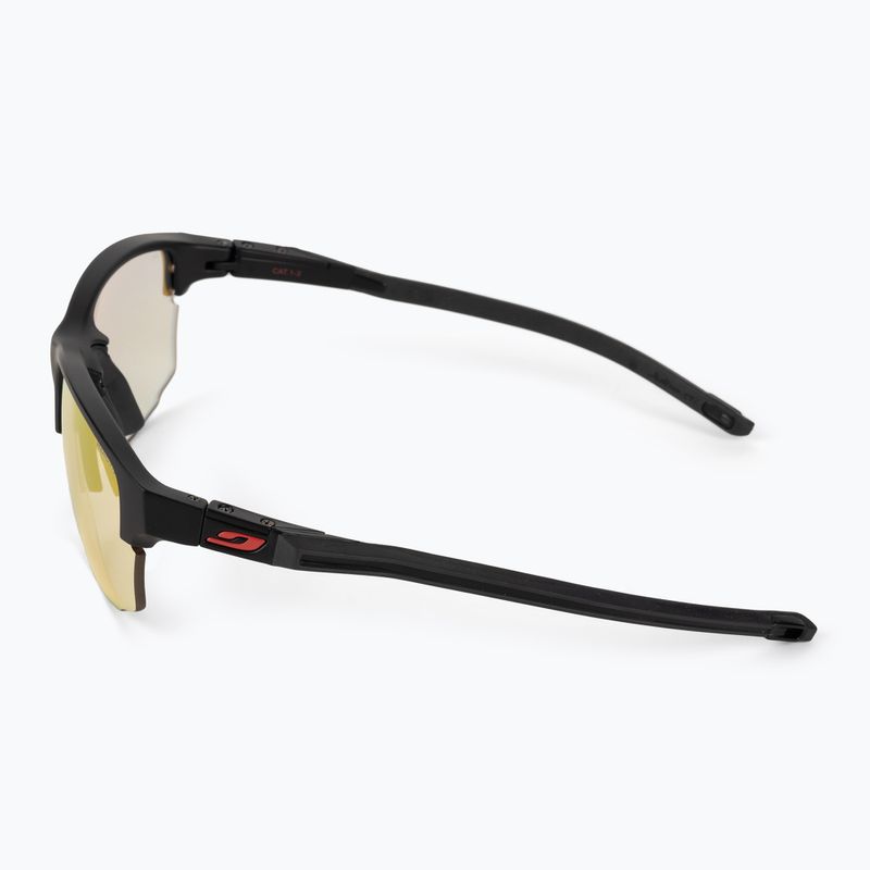 Julbo Split Reactiv 1-3 fényerősítő matt fekete/piros kerékpáros szemüveg 4