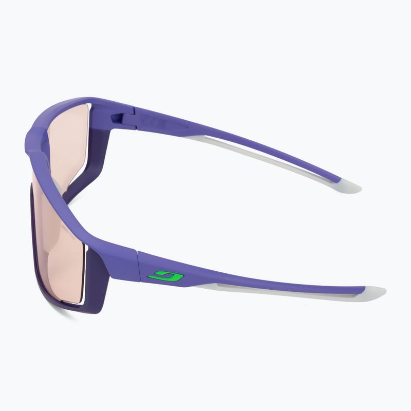Napszemüveg Julbo Fury Reactiv High Contrast matt purple/gray/green 4