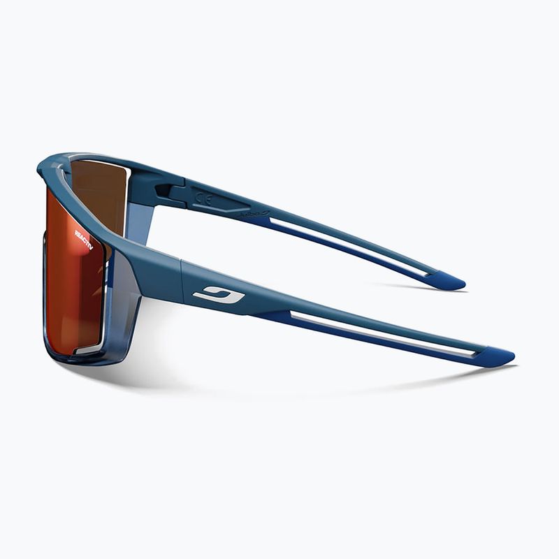 Napszemüveg Julbo Fury Reactiv High Contrast matt blue/translu blue 4