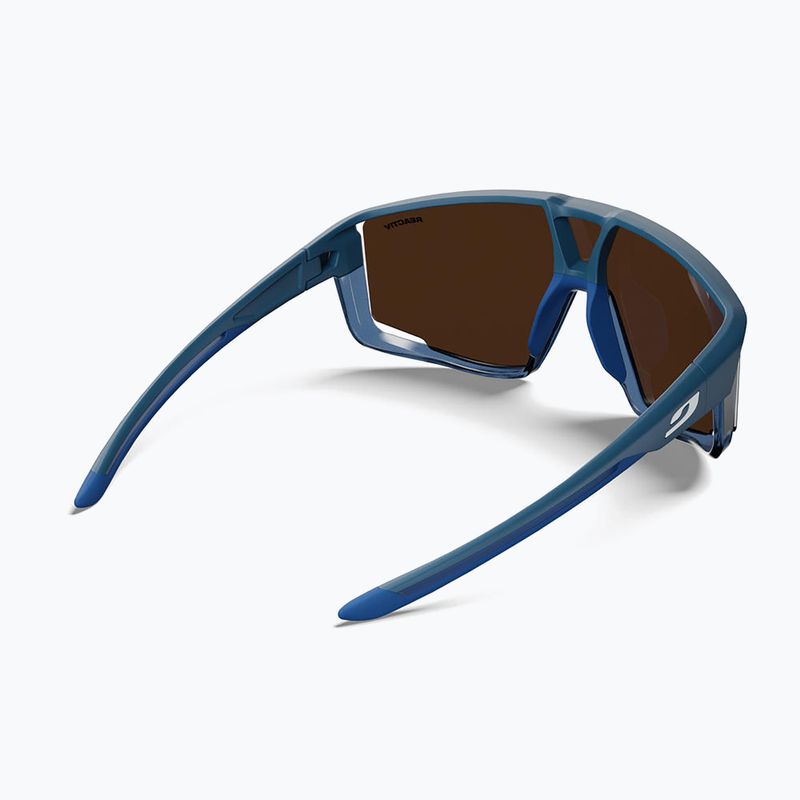 Napszemüveg Julbo Fury Reactiv High Contrast matt blue/translu blue 5