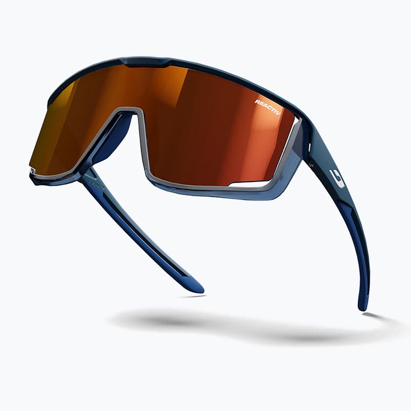Napszemüveg Julbo Fury Reactiv High Contrast matt blue/translu blue 6