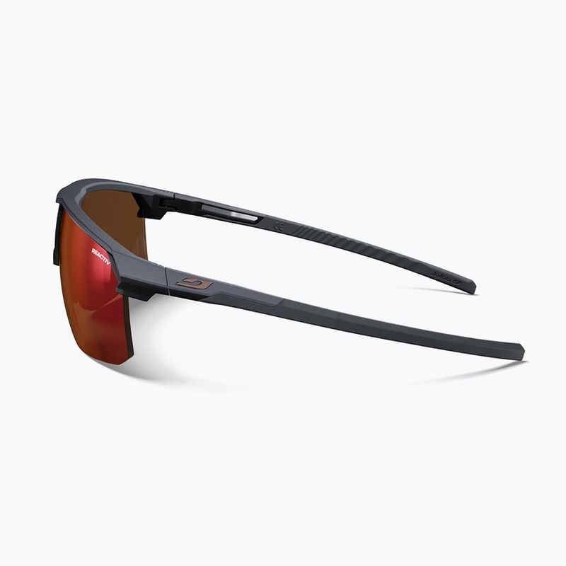 Napszemüveg Julbo Liry Reactiv High Contrast matt grey/shiny dark brown 4