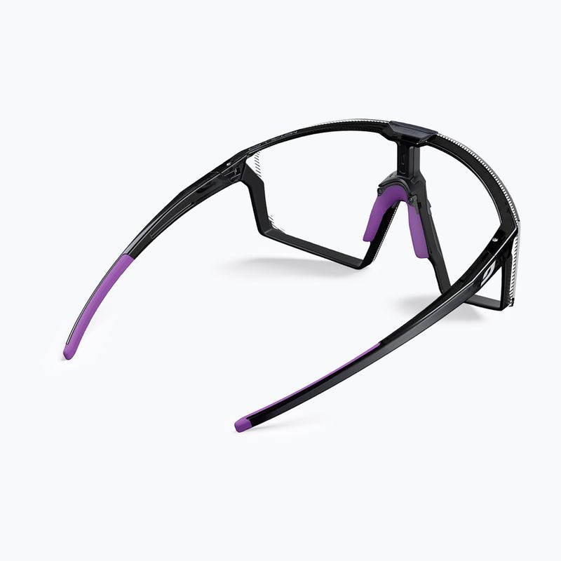 Napszemüveg Julbo Edge Reactiv High Contrast shiny translu black/purple 10