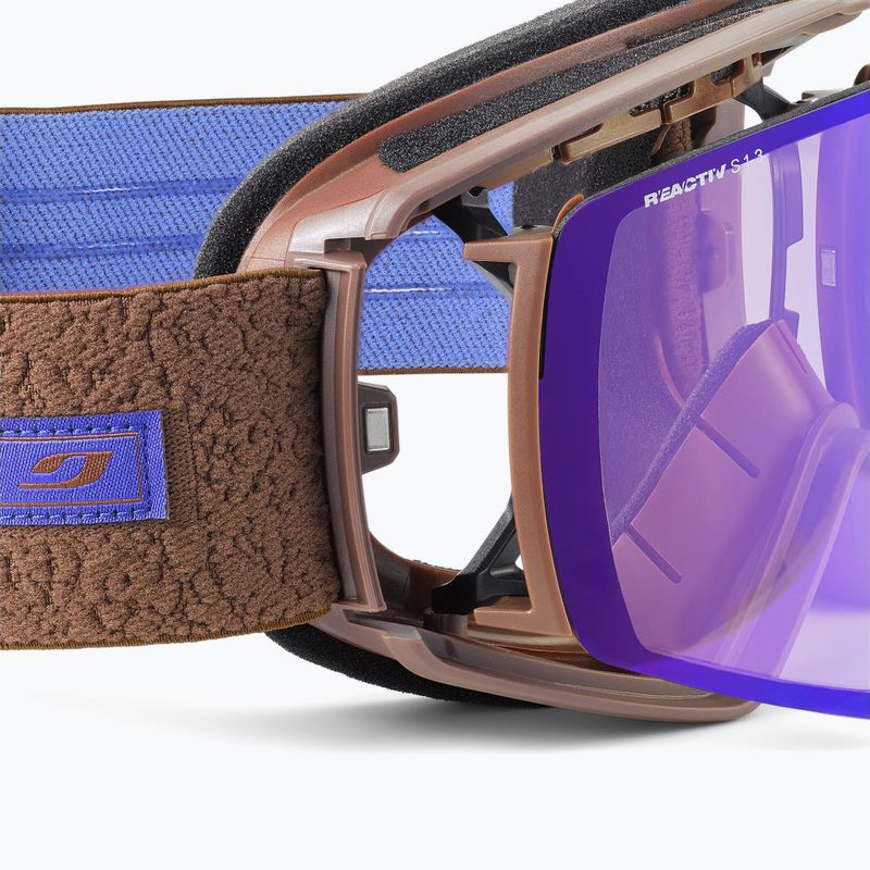 Síszemüveg Julbo Launcher Reactiv High Contrast brown/flash blue 7
