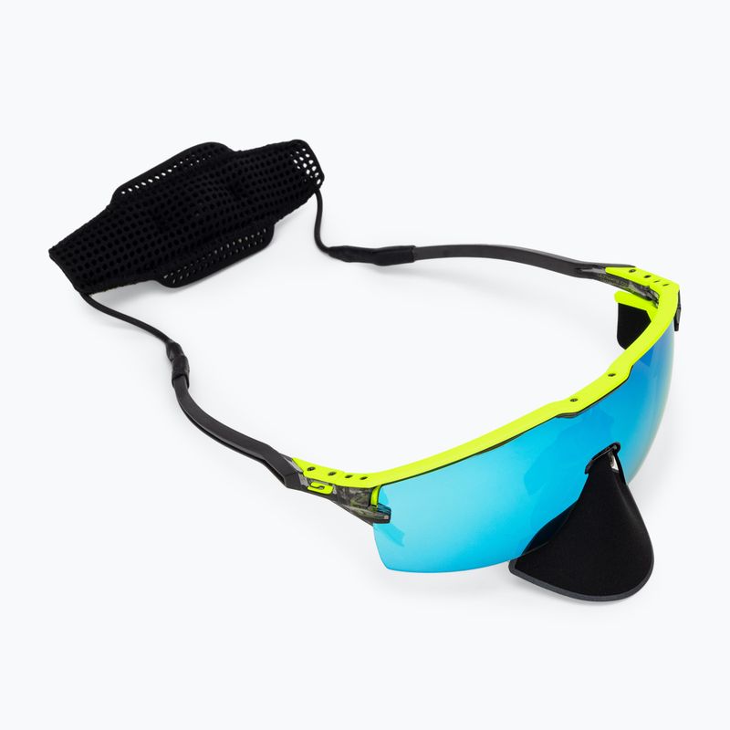 Julbo Ultimate Cover Polar 4 Hd kerékpáros szemüveg fekete/sárga fluo/kapszula ocean master