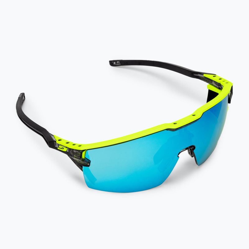 Julbo Ultimate Cover Polar 4 Hd kerékpáros szemüveg fekete/sárga fluo/kapszula ocean master 2