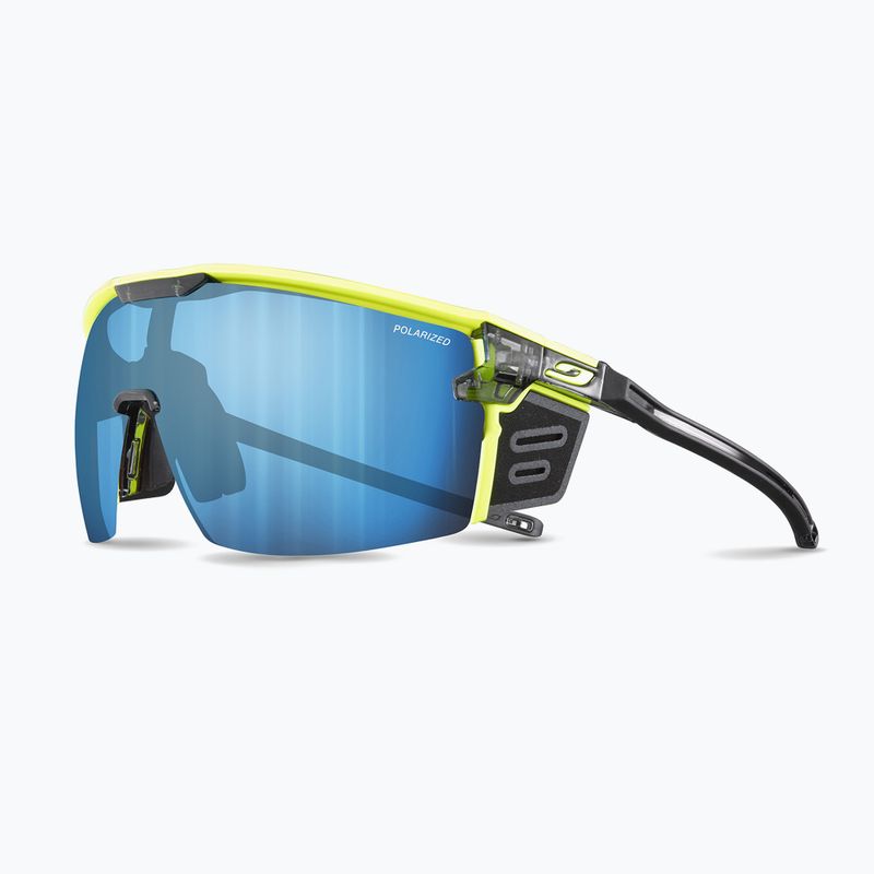 Julbo Ultimate Cover Polar 4 Hd kerékpáros szemüveg fekete/sárga fluo/kapszula ocean master 8