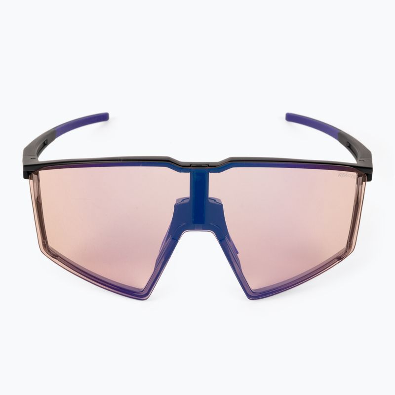 Julbo Edge Reactiv 1-3 Magas kontrasztú matt áttetsző fekete/lila kerékpáros szemüveg 4
