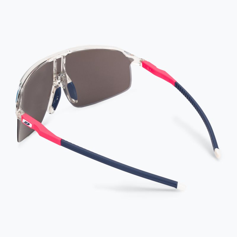 Julbo Dencity Spectron 3 fényes kristály/fluoreszkáló rózsaszín/kék kerékpáros szemüveg 2