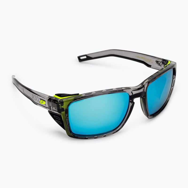 Julbo Shield Polar 4 Hd fekete/sárga fluo/kapszula óceán mester kerékpáros szemüveg 2