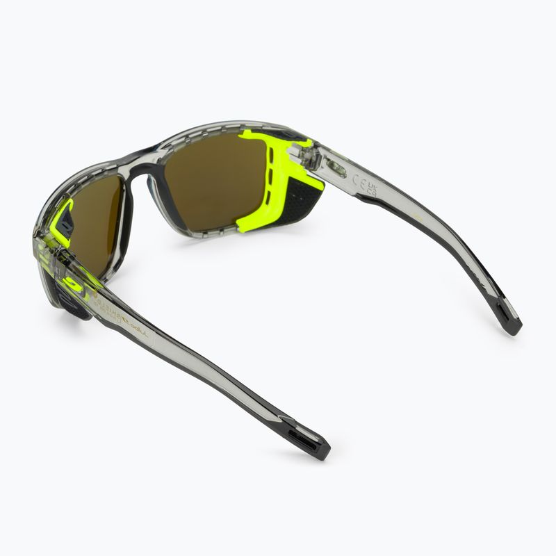 Julbo Shield M Polar 4 Hd fekete/sárga fluo/kapszula óceán mester kerékpáros szemüveg 3