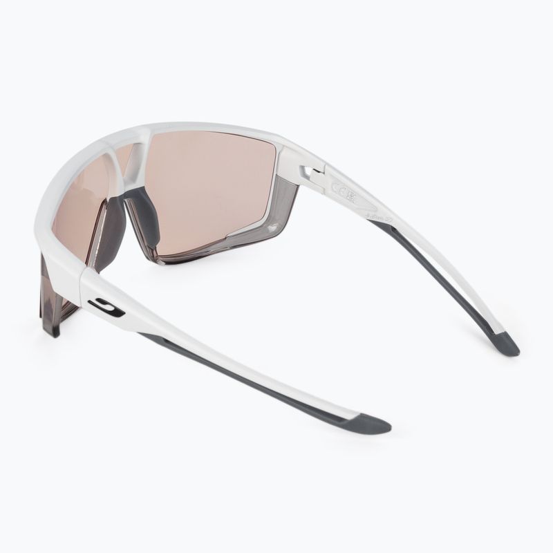 Julbo Fury Reactiv 1-3 Magas kontrasztú matt fehér/átmenetes szürke kerékpáros szemüveg 2