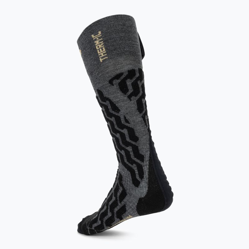 Fűtött zokni Therm-ic Powersocks Heat Fusion Uni grey/ black 2