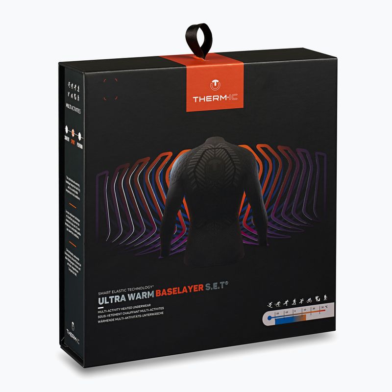 Fűthető pulóver Therm-ic Baselayer S.E.T. fekete 4