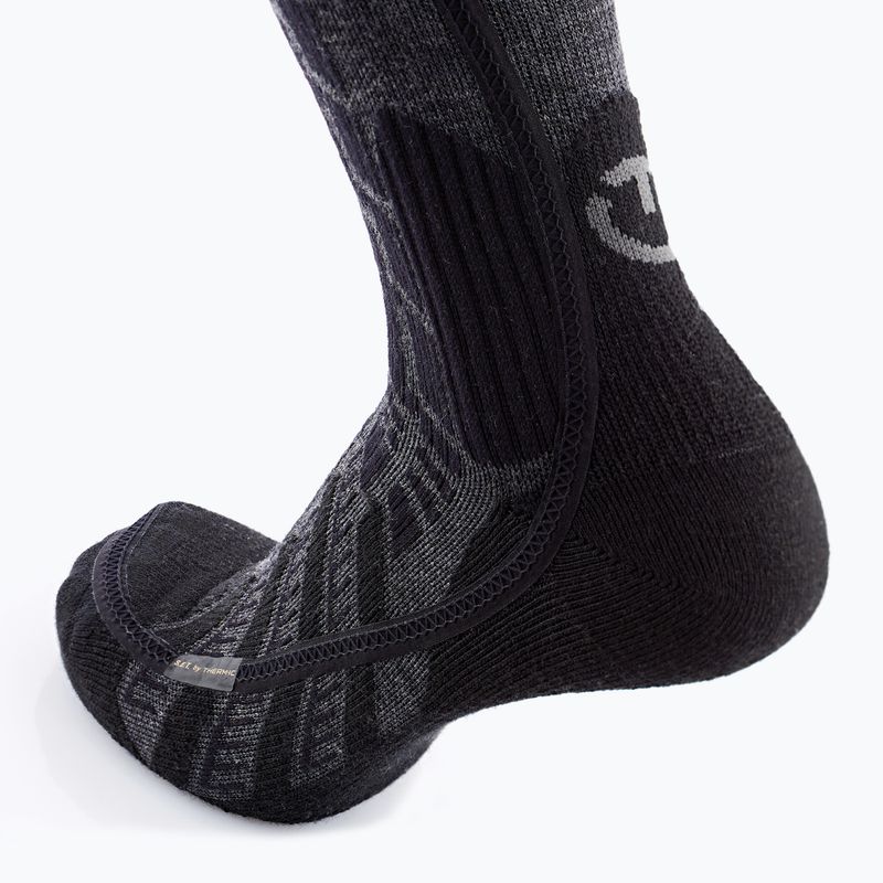Fűtött zokni Therm-ic Comfort Socks S.E.T grey/ black 6