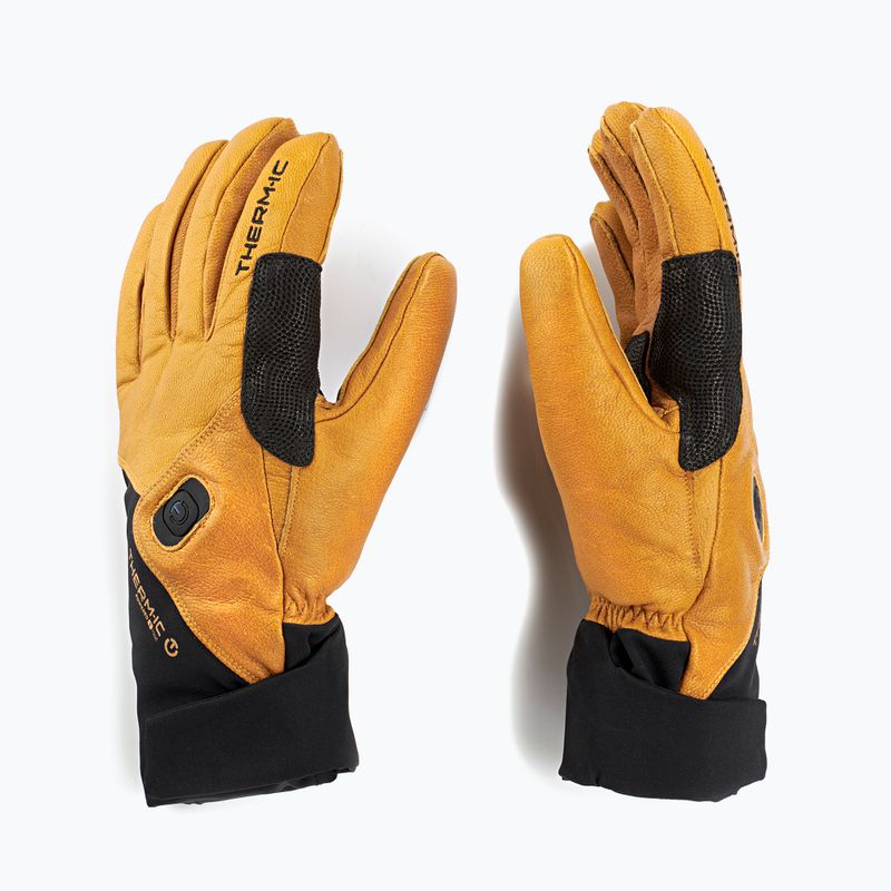 Fűtött kesztyűk Therm-ic Freeride Ultra Heat + Ultra Heat S-Batteries black/light brown 2