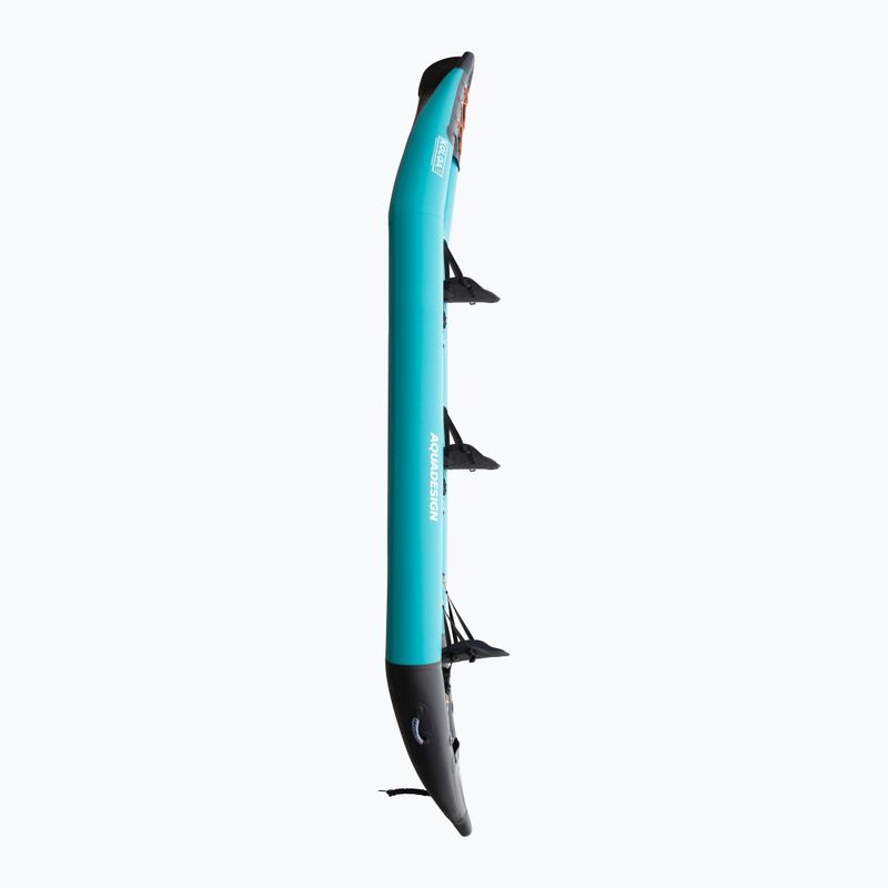 AQUADESIGN Koloa 400 cm kék/fekete 3 személyes felfújható kajak 3
