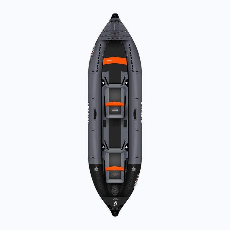 AQUADESIGN Koloa X´Perience 2 360 cm fekete/szürke 2 személyes felfújható kajak 2