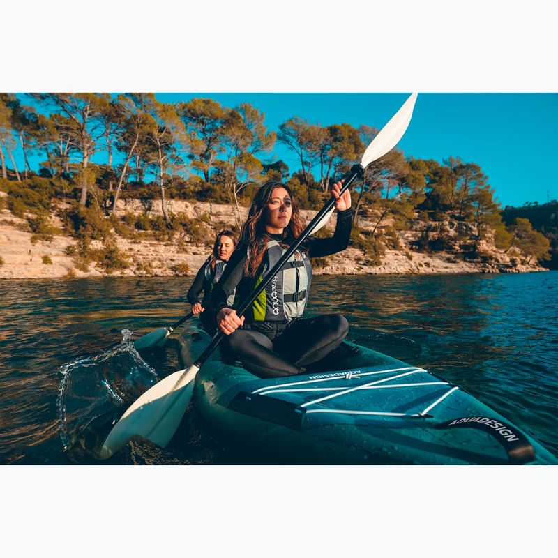 AQUADESIGN Epyx 380 cm kék 2 személyes, felfújható kajak 8