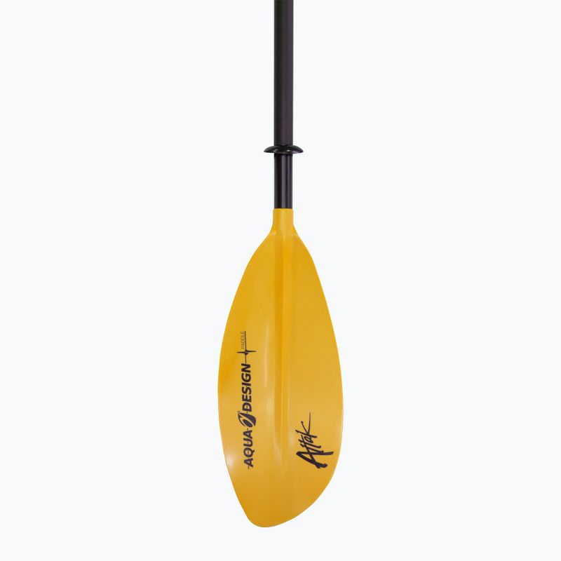 AQUADESIGN K1 Attak 4 sárga kajak lapát 2