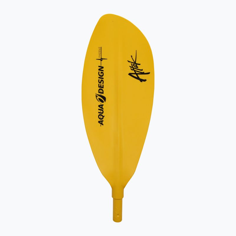 AQUADESIGN K1 Attak 4 sárga kajak lapát 3
