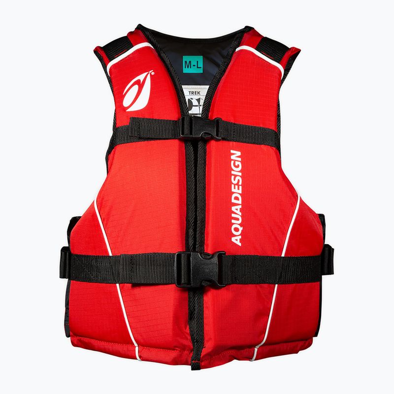 AQUADESIGN Trek biztosító mellény piros