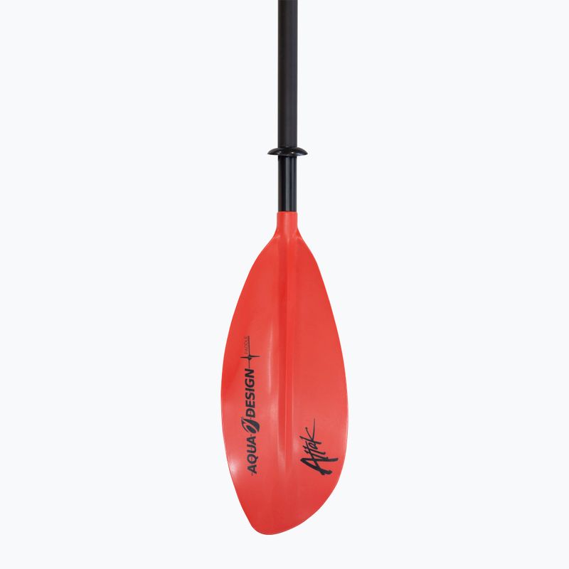 AQUADESIGN K1 Attak 4 piros kajak lapát 3