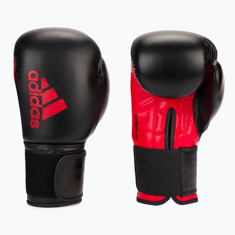 adidas Hybrid 50 bokszkesztyűk fekete ADIH50 5