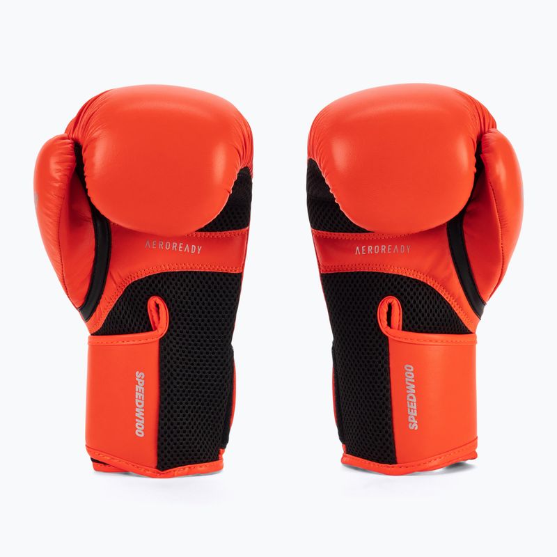 Női adidas Speed 100 piros/fekete bokszkesztyűk ADISBGW100-40985 2