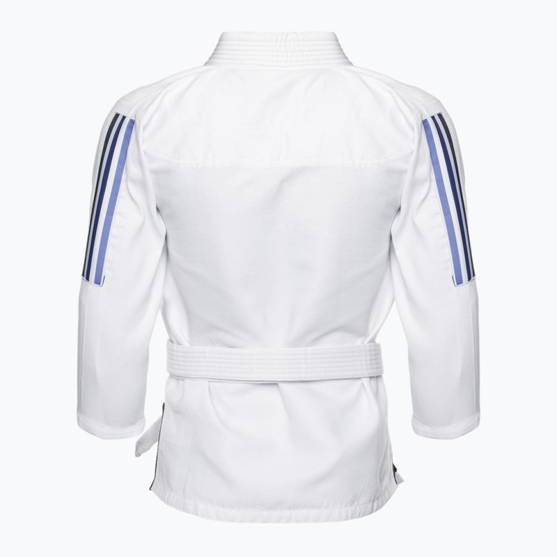 GI gyermek brazil jiu-jitsu adidas Range fehér/gradient kék 3